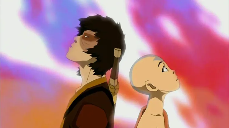 Avatar: The Last Airbender: "Chapter Twelve: The Western Air Temple" and "Chapter Thirteen: The Firebending Masters"
