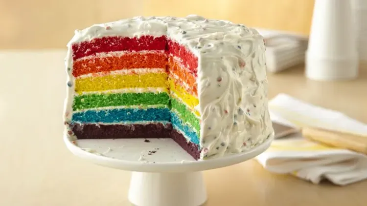 How to make rainbow cake